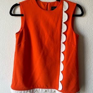 Victoria Beckham red tunic top (Xs) vintage look